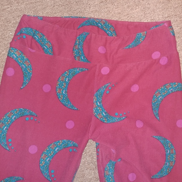 LUALROE | TC Rosa/burgundy SOFT leggings - Picture 3 of 5